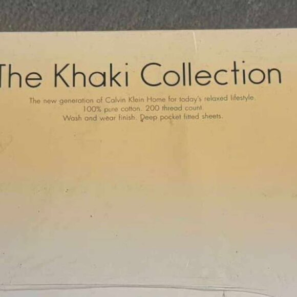 New Calvin Klein Plaid Multicolor QUEEN Flat Sheet ONLY - Picture 2 of 3